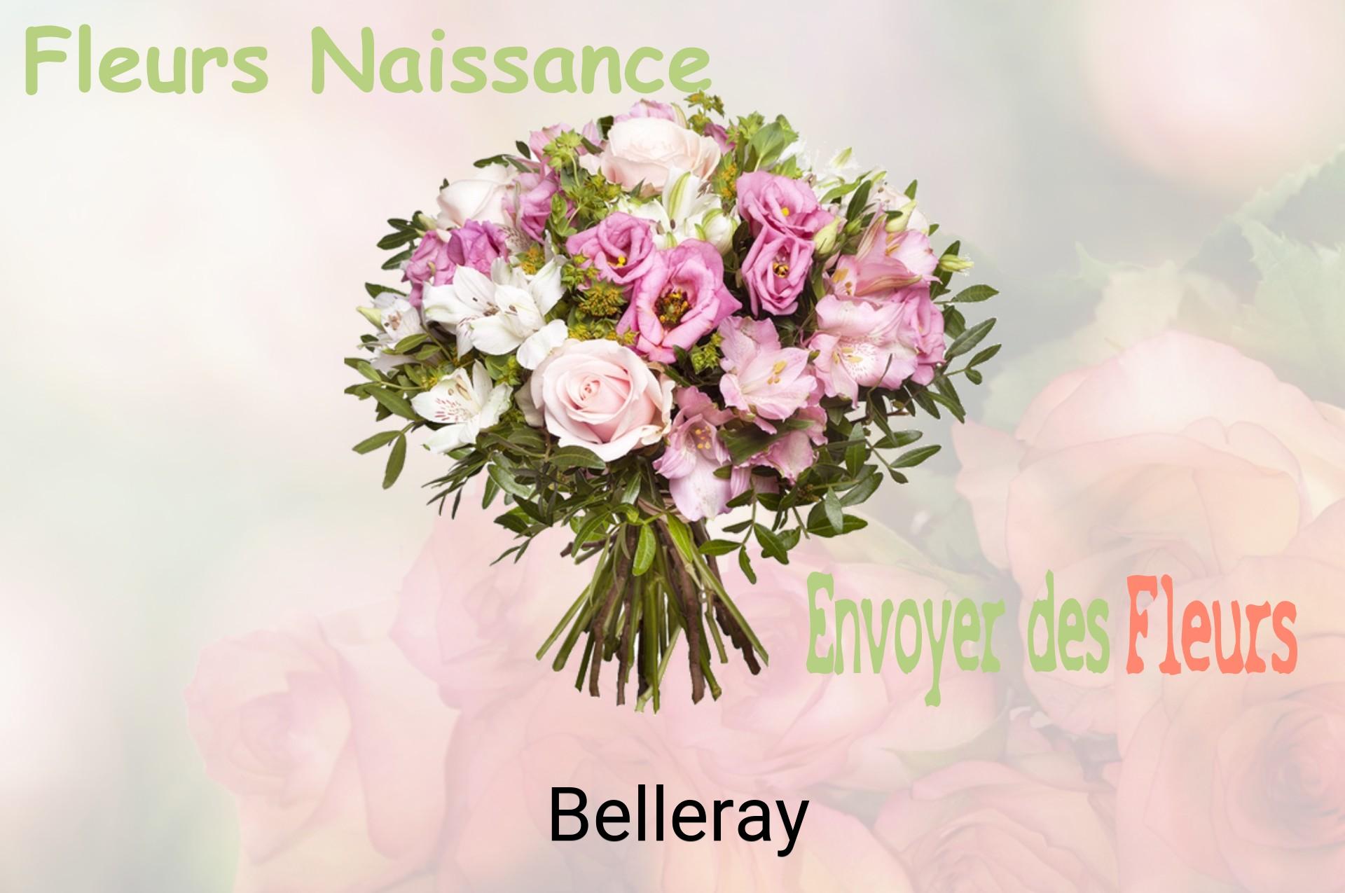 Bouquet de fleurs de naissance livré à Belleray