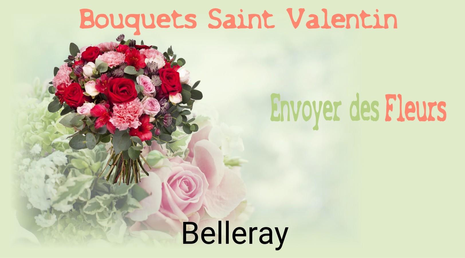 Roses de Saint-Valentin livrées à Belleray